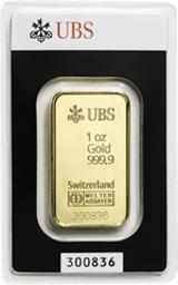 Guldtacka 1 oz - UBS