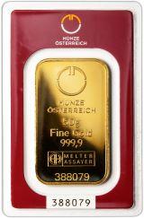 Guldtacka 50 gram - Münze Österreich - Präglad