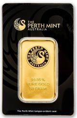 Guldtacka 50 gram - Perth Mint